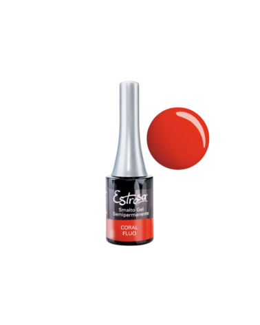 Estrosa 14 ml Smalto Semipermanente - CORAL FLUO