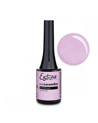 Estrosa Base Semipermanente Base Ceramika Glit. Lilac